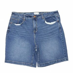 Lane Bryant Plus Size Denim Jean Shorts Size 18 Blue